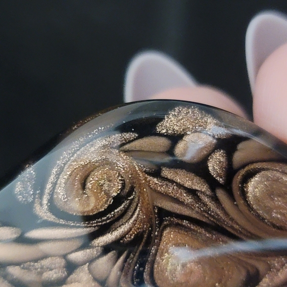 Blue and Brown Art Glass Pendants - Picture 8 of 10